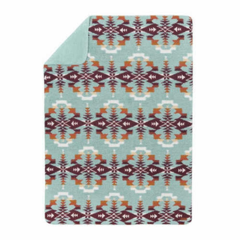 Pendleton Blanket QUEEN Soft & Cozy Sherpa Fleece Reversible Washable NWT - Picture 10 of 16